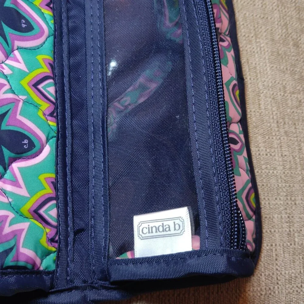 Cinda b Cosmetic Case In Midnight Calypso NEW WITHOUT TAGS